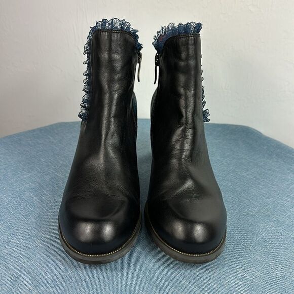 Spring Step L'Artiste Bata Leather Round Toe Ankle Boots Size 9.5/10 - Picture 2 of 10